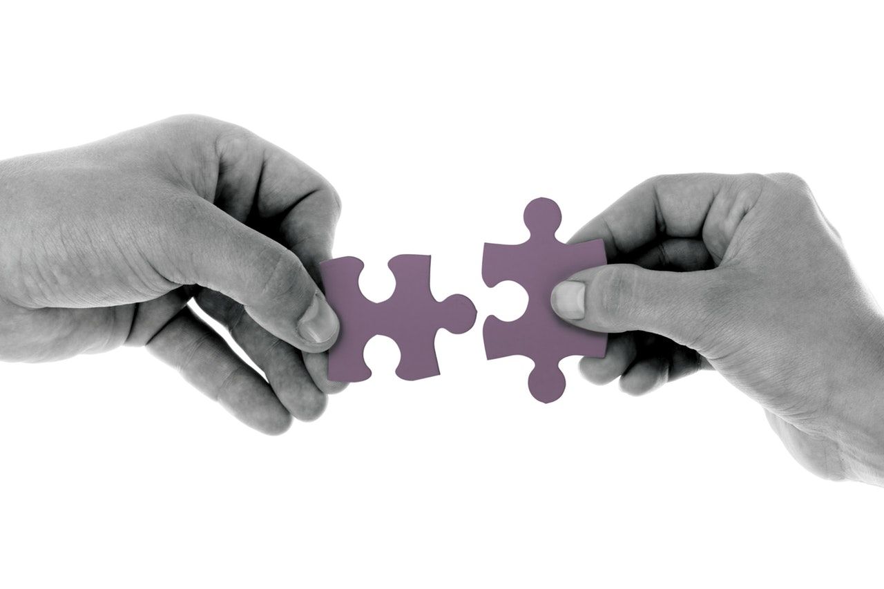 2 puzzles pieces matching