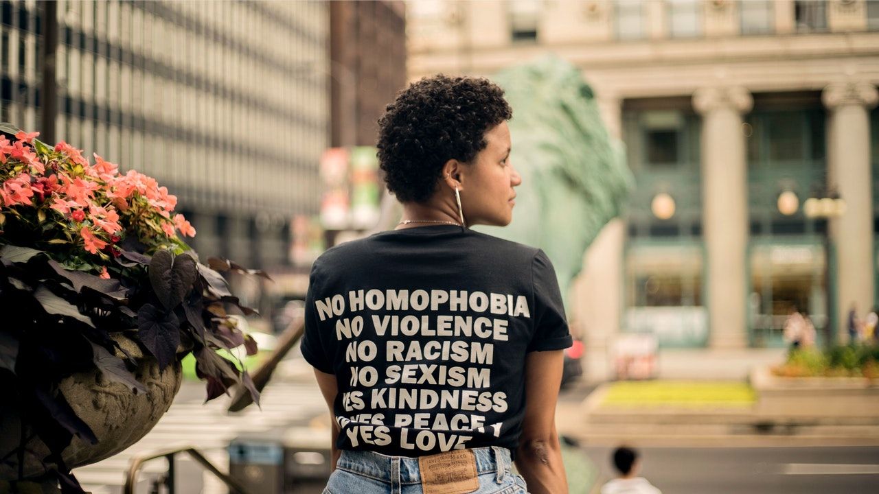 no homophobia, no violence, no racism shirt