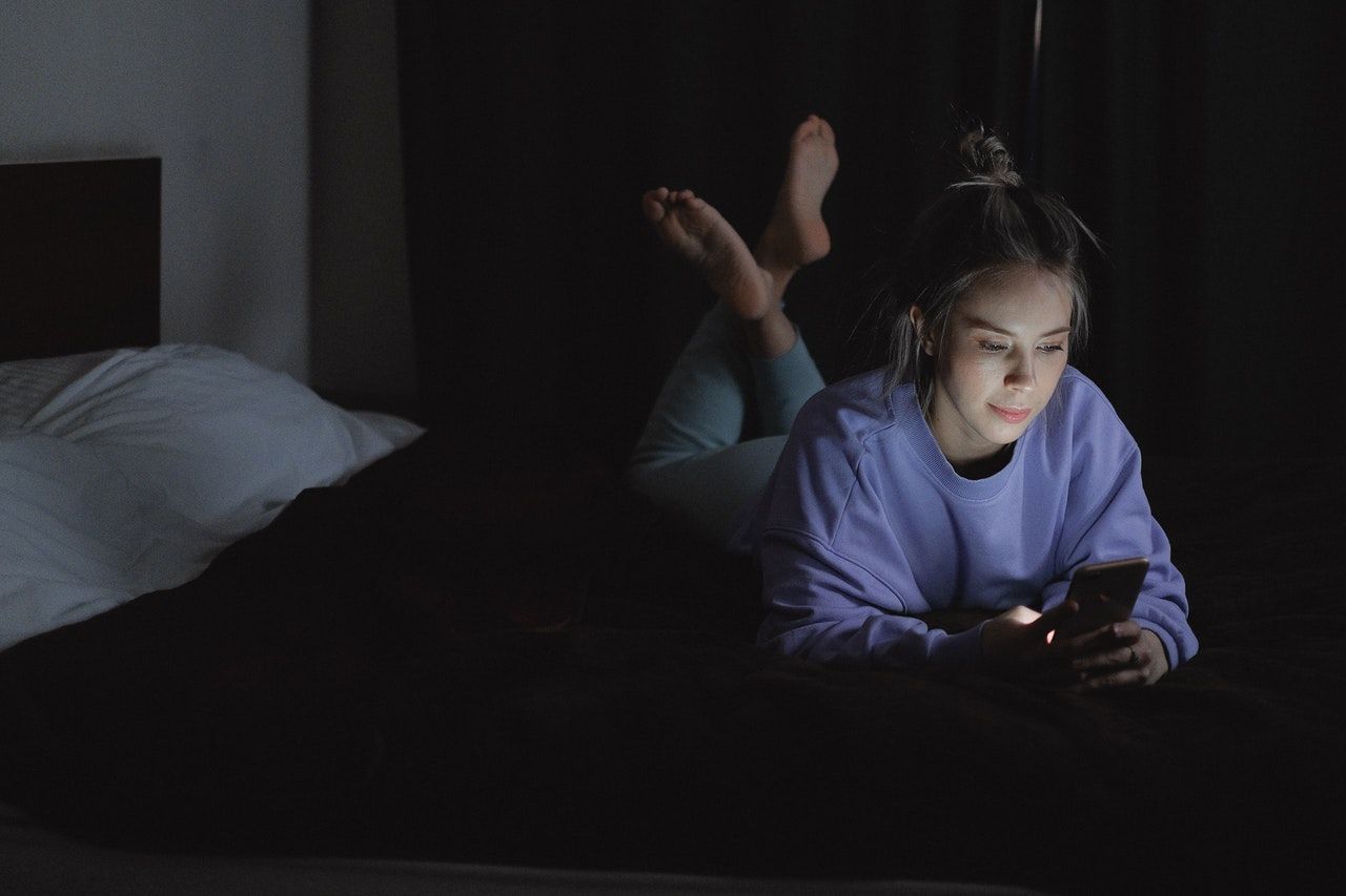 Using your phone in bed