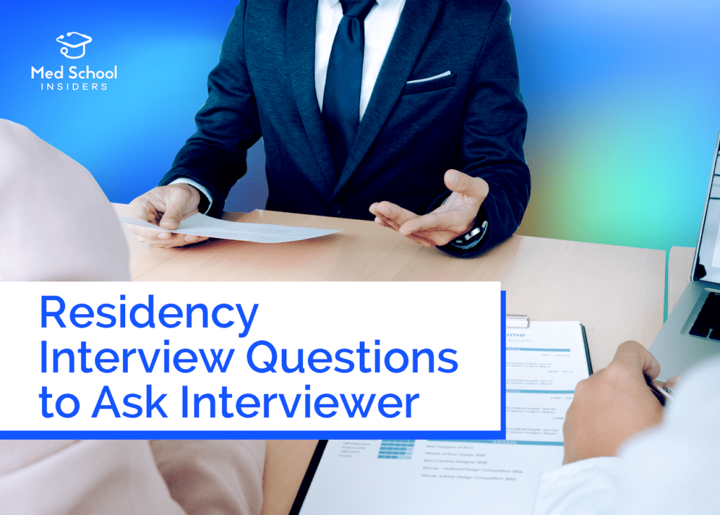 Interview in progress - Residency Interview Questions to ask interviewer