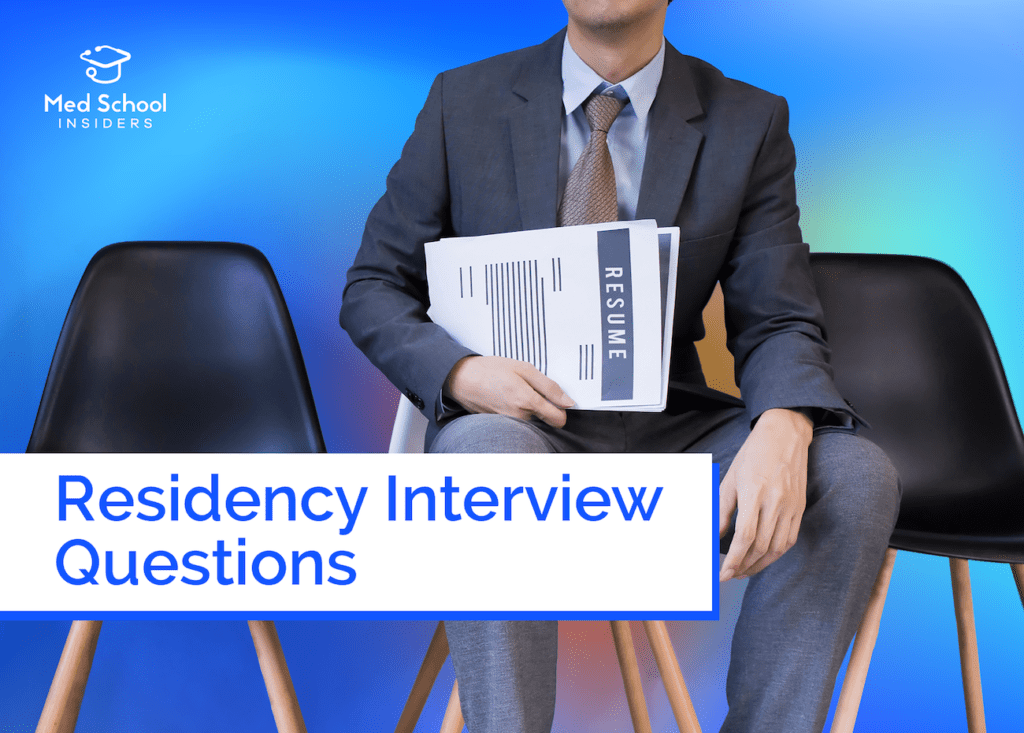 Man waiting for interview - Residency Interview Questions