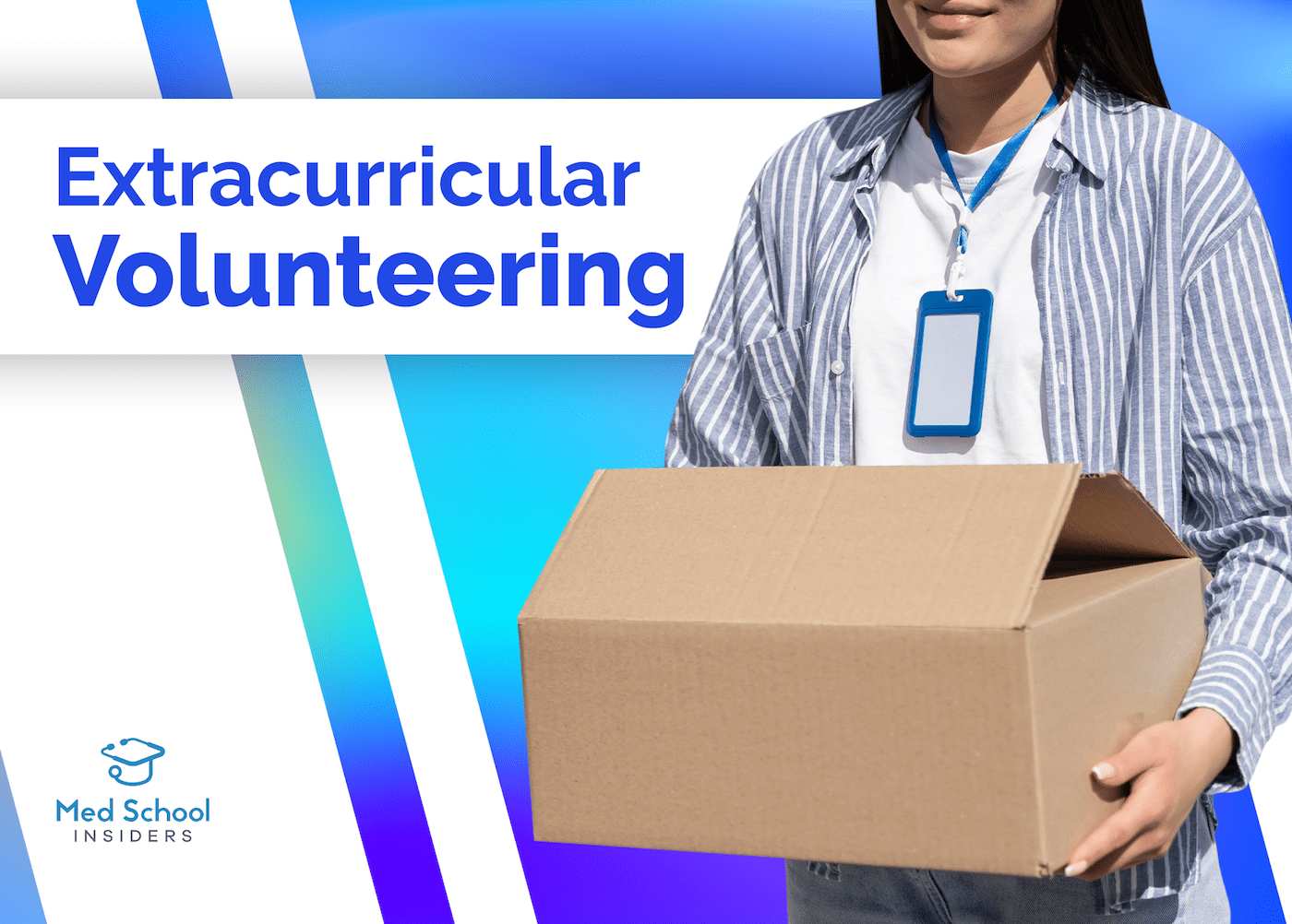 Extracurricular Volunteering - girl holding box