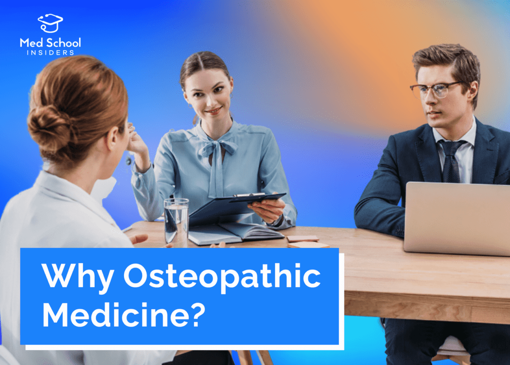 interview question why osteopathy - woman being interviewed