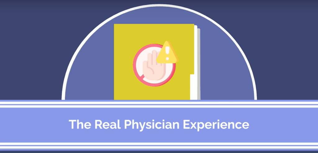 The Real Physician Experience header