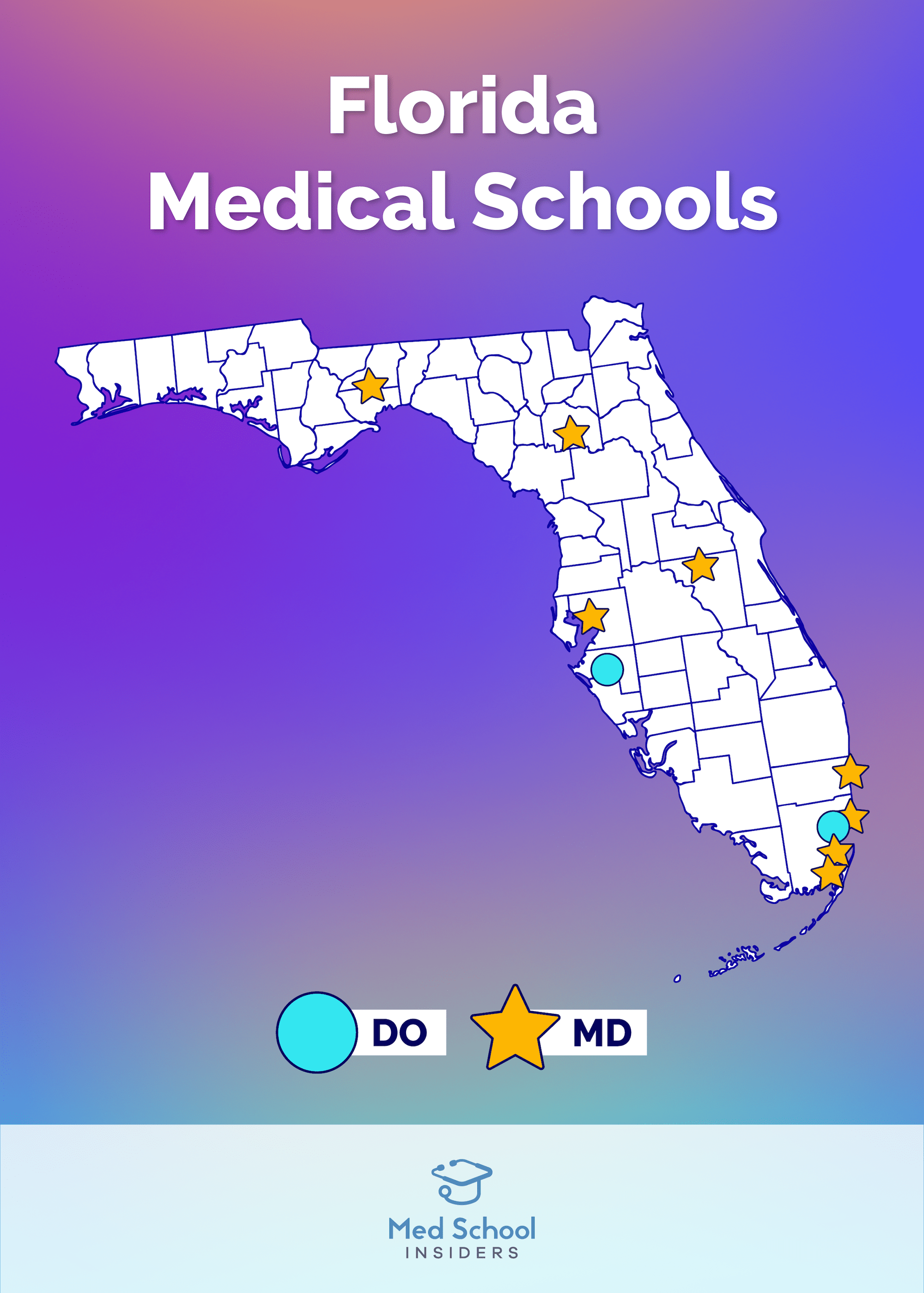 Florida Medical School Map