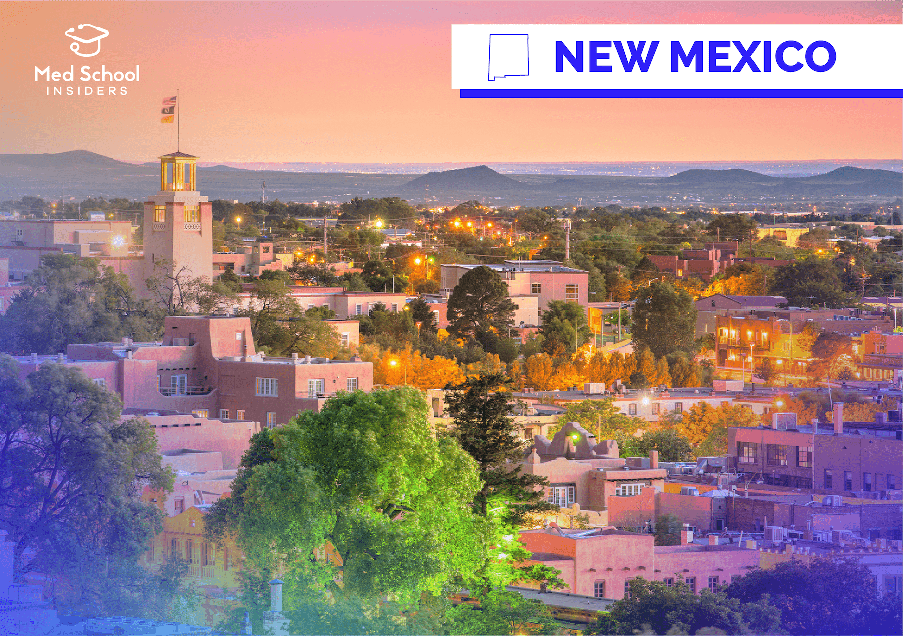 Santa Fe skyline - New Mexico City View
