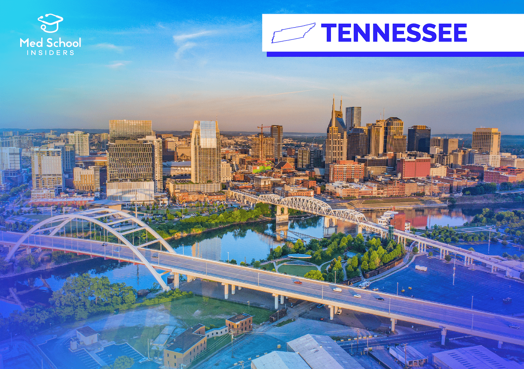 Tennessee City Skyline - Nashville