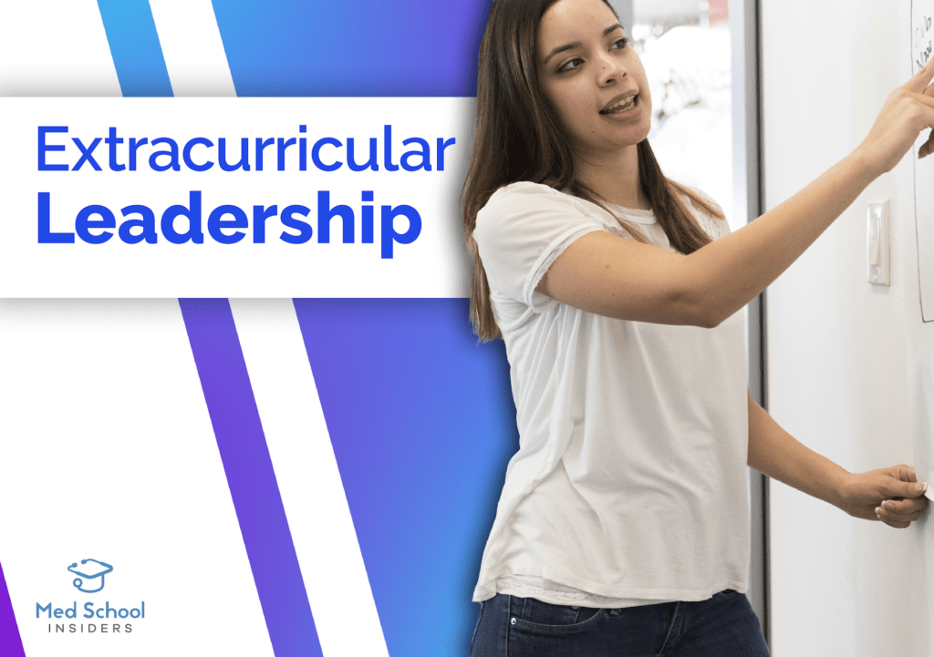 Extracurricular Leadership - female student giving a presentation