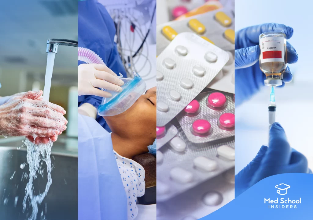 Biggest Medical Breakthroughs. Hand washing, anesthesia, antibiotics, vaccines.
