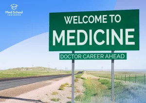 Highway welcome sign with "welcome to medicine" written on it