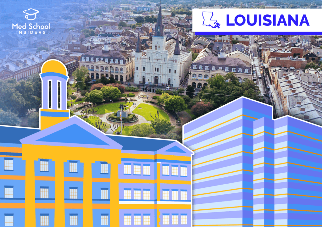 Louisiana Medical Schools illustration