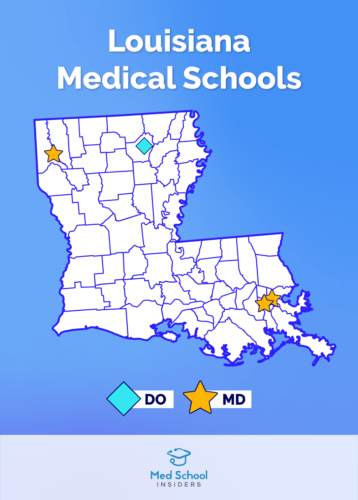 Louisiana-Medical-Schools-Map