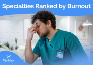 Stressed, burned out male doctor