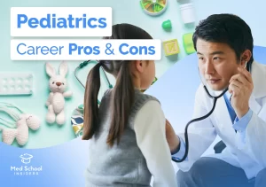 Doctor examining a child patient, illustrating key advantages and challenges of a pediatrics career.