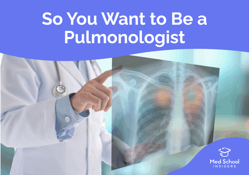 Doctor pointing at a chest X-ray highlighting the lungs, representing the specialty of pulmonology and respiratory medicine.