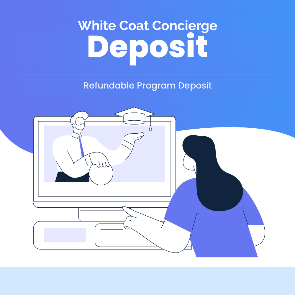 White Coat Concierge refundable program deposit